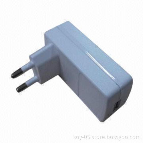 24V/2A, 48W Wall Mount AC/DC Adapter with EU Plug, Suitable for LCD/LED TV, STB, Monitors and HDD